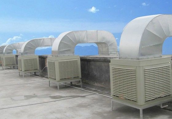 顶楼塑胶厂环保空调案例